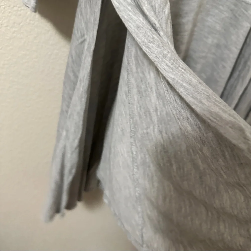 Free‎ People FP Beach Milky Way Top Grey Sz XS Slit Sides
